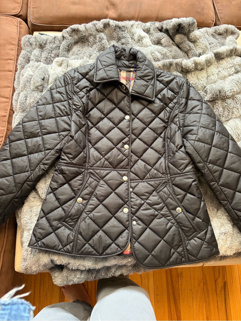 Burberry Cawthorne cinch waist jacket